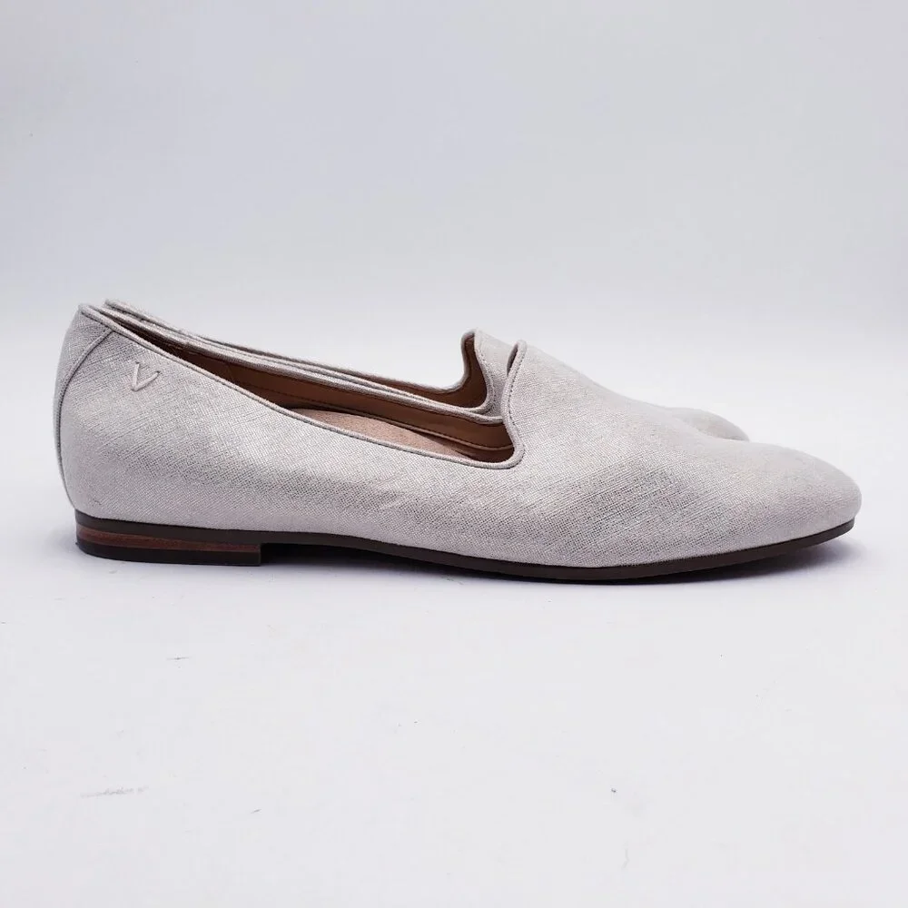 Vionic Willa‎ II Loafer Slip On Comfort Flat Silver Metallic Womens Size 11